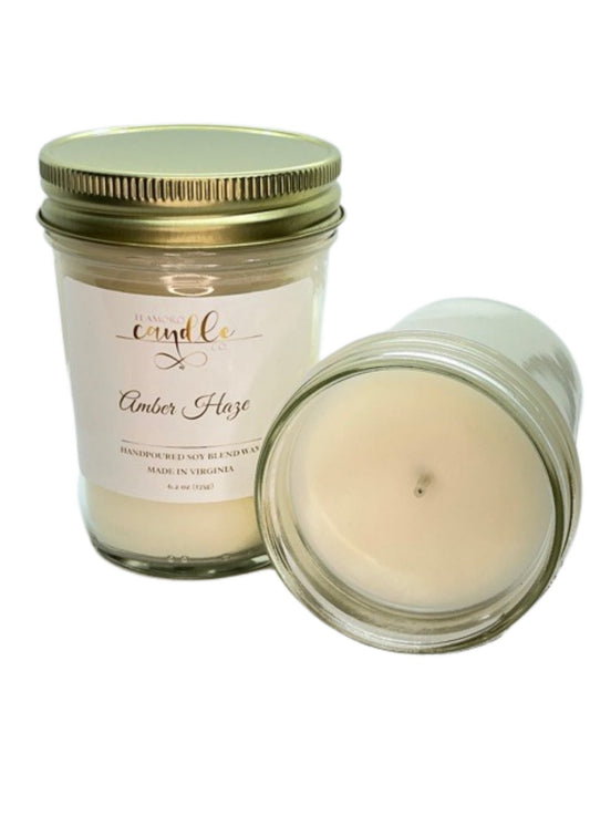 Patchouli Scented Candles | Amber Haze | Flamoro Candle Co