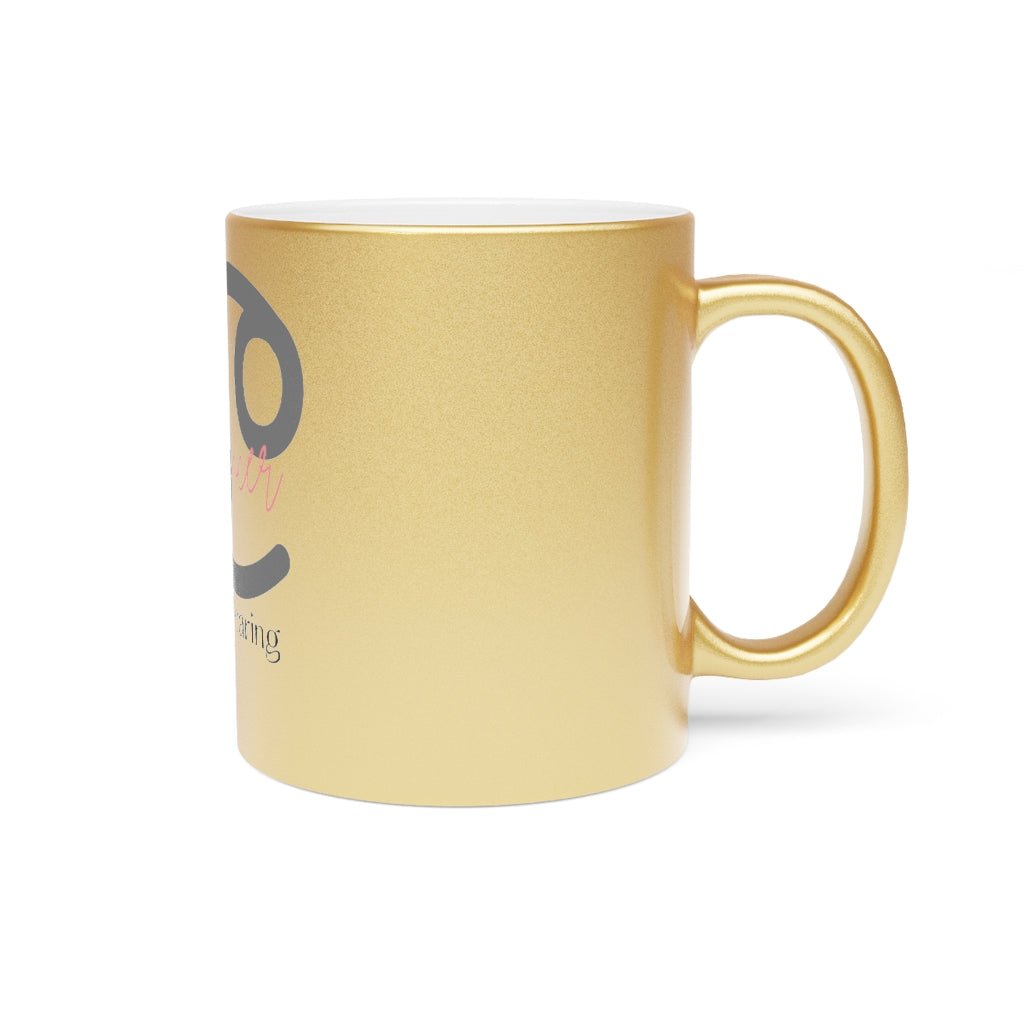 Cancer Metallic Mug | Personalized Coffee Mugs | Flamoro Candle Co.