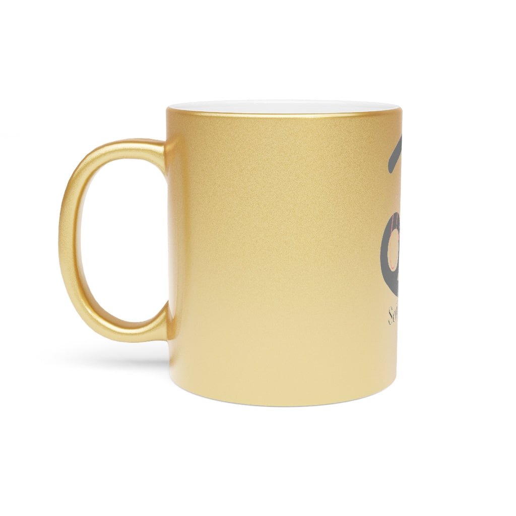 Cancer Metallic Mug | Personalized Coffee Mugs | Flamoro Candle Co.
