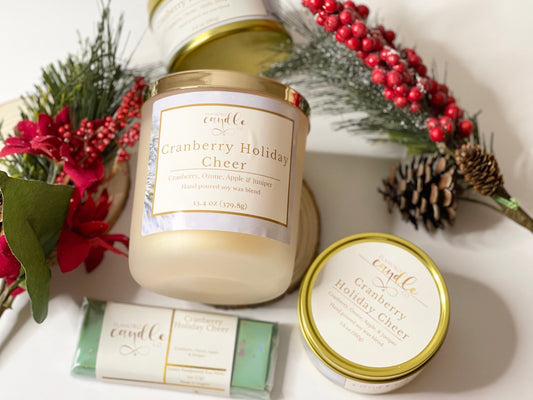 Cranberry Holiday Cheer - Flamoro Candle Co.