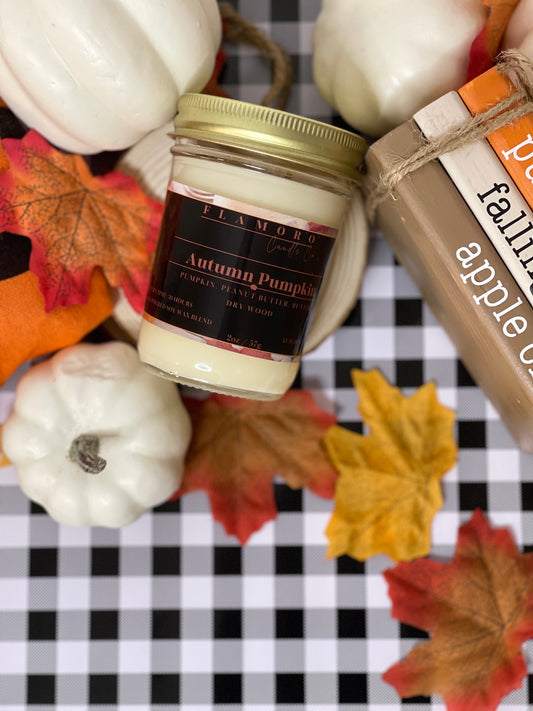 Pumpkin Scented Candles | Peanut Butter Candles | Flamoro Candle Co.
